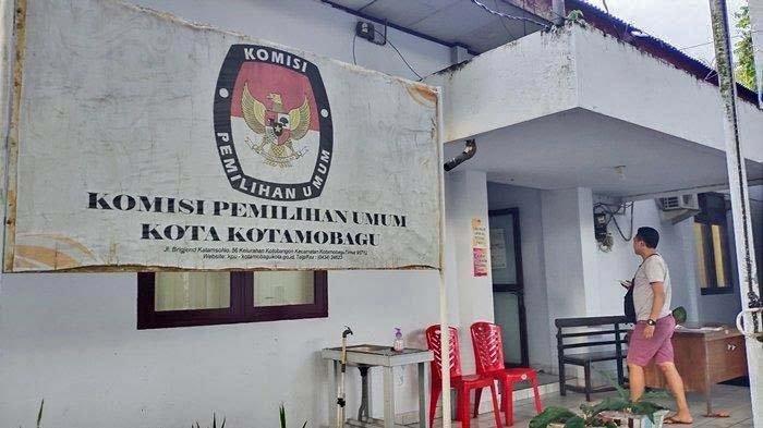 Kantor KPU Kota Kotamobagu. (Foto: Tribun Manado)
