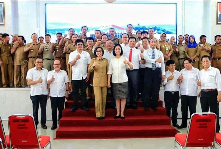 Bupati Bolmong Lepas Mahasiswa KKT Unsrat Manado