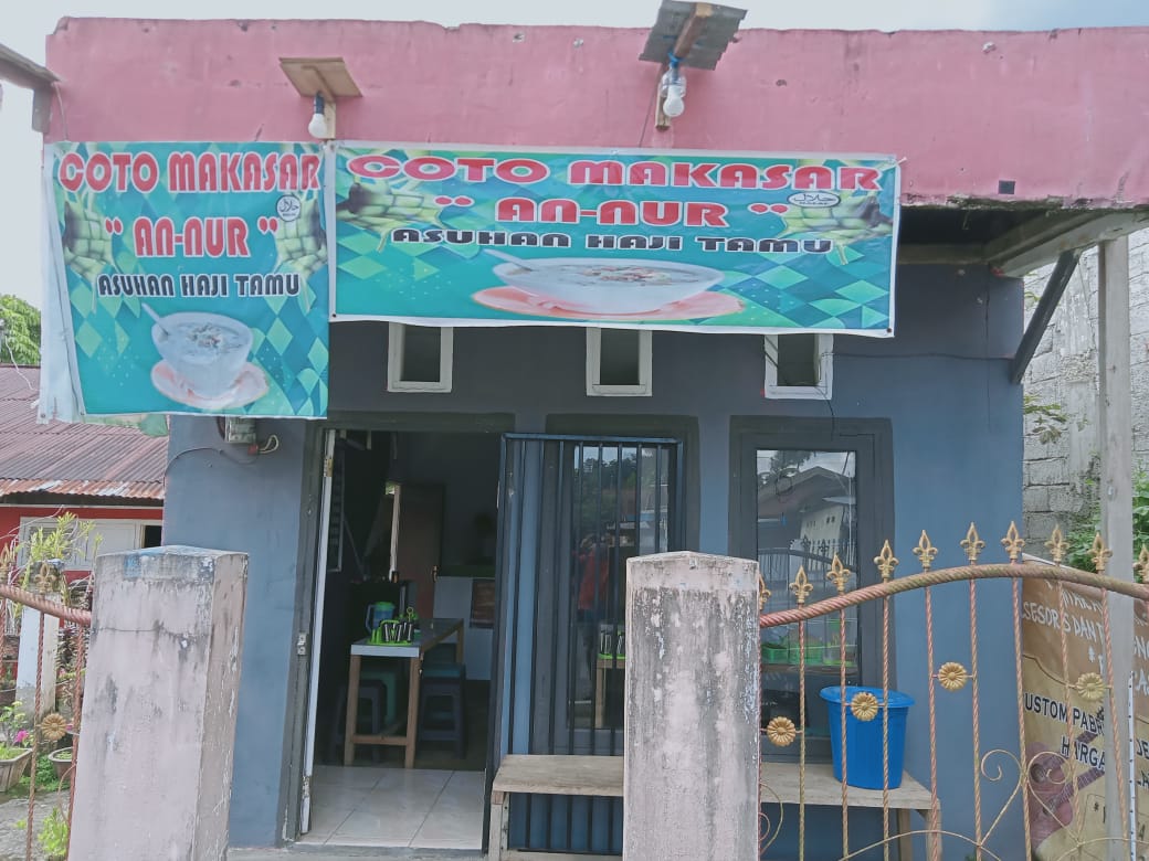 Rumah Makan Coto Makasar Annur milik Ferry di jalan DI Pandjaitan Kelurahan Kotobangon Kecamatan Kotamobagu Timur. (Foto: Laras Dondo/Bolmong.News)