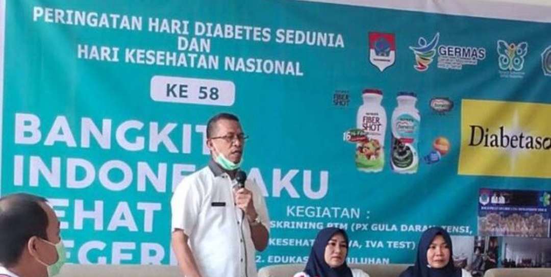 Dinas Kesehatan dan Rumah Sakit Umum Daerah (RSUD) Pratama Ambang Boltim, menggelar pelayanan pemeriksaan kesehatan gratis, Jumat 11 November 2022. (Foto: Gazali Potabuga)