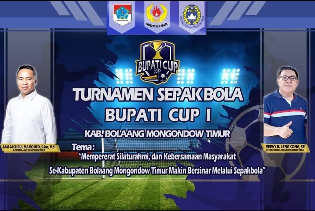 Open Turnamen Bupati Cup I 2022 Boltim. Foto: Gazali Potabuga.