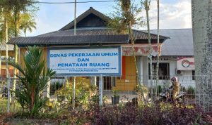 Kantor Dinas PUPR Kotamobagu. Foto: Miranty Manangin/bolmong.news
