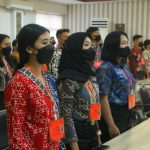 Puluhan peserta seleksi SIPSS di Polda Sulut, Senin (30/1/2023). Dok/Humas Polda Sulut.