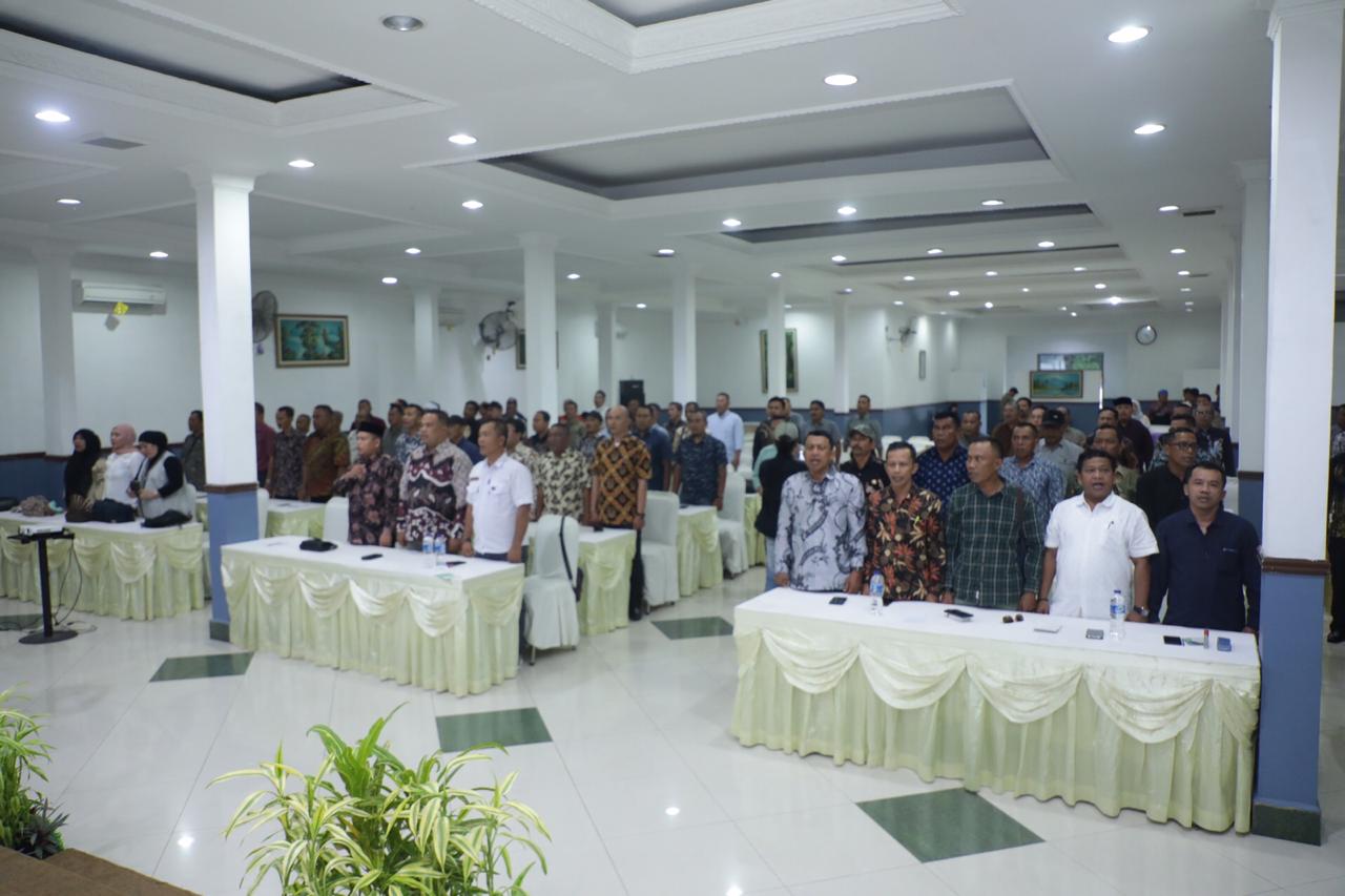 Rapat Koordinasi Kepala Desa Se- Kabupaten Asahan Tahun 2023, Sabtu (21/01/2023). Foto: Anggi Lubis/Bolmong.News