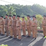 ASN Pemkab Bolsel saat mengikuti apel kerja beberapa waktu lalu. Foto: Wawan Dentaw/Bolmong.News