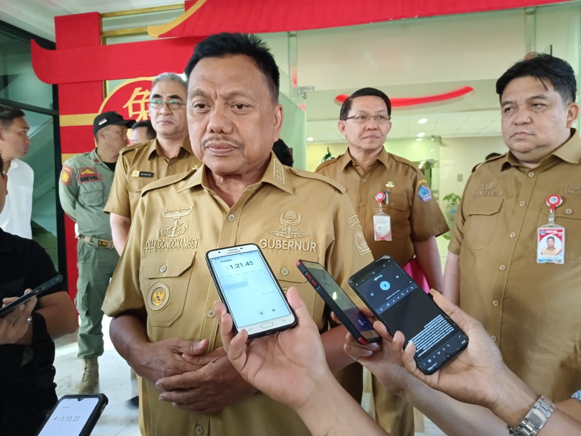 Gubernur Sulut Olly Dondokambey. Foto: Gunadi Mondo.