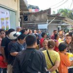 Operasi Pasar murah yang digelar di Pasar 23 Maret Kotamobagu, Senin (13/2/2023). Foto: Miranty Manangin/Bolmong.News