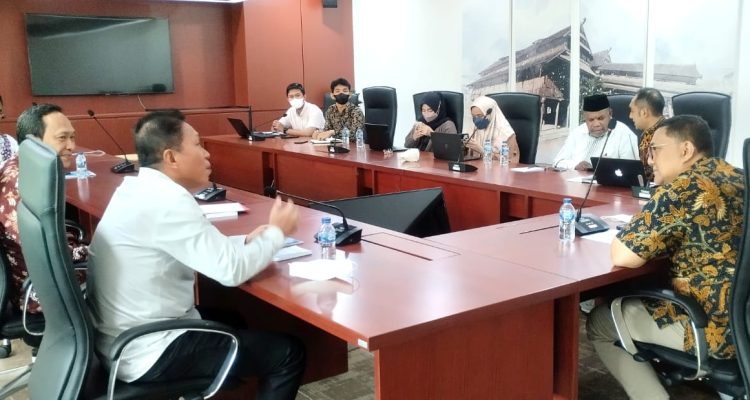 Bupati Minsel Frangky Donny Wongkar saat mengunjungi Kementerian PPN/Bappenas, Rabu (15/3/2023). Foto: dok/Diskominfo Minsel.