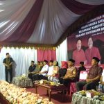 Wakil Gubernur Sulut Steven Kandouw saat memberikan sambutannya di acara silaturahmi Safari Ramadhan Pemprov Sulut, Desa Otam Barat, Passi Barat, Bolmong, Rabu