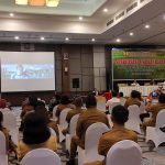 Suasana sosialisasi tingkat Balai P3TGAI Tahun Anggaran 2023, di Hotel Mercure Manado, Senin, (3/4/23). Foto: Rinto Mokoginta/bolmong.news