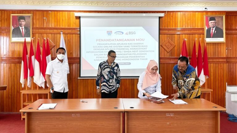 Pemkab Boltim Jalin Kerjasama dengan BPKP Perwakilan Sulut dan PT Bank SulutGo, Rabu (5/4/2023). Foto: Diskominfo Boltim.