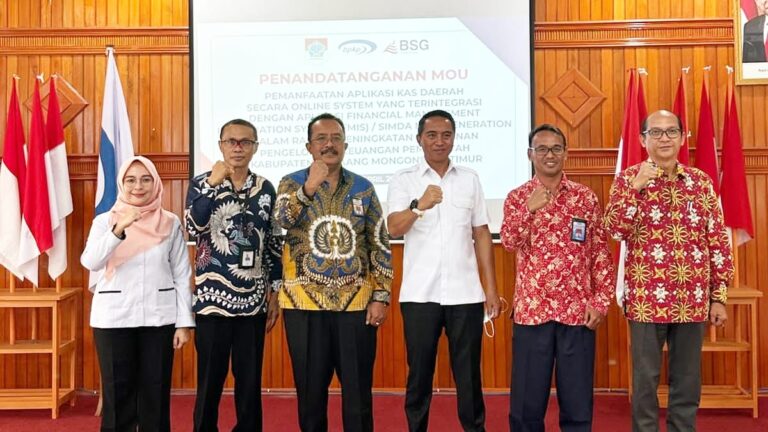 Pemkab Boltim Jalin Kerjasama dengan BPKP Perwakilan Sulut dan PT Bank SulutGo, Rabu (5/4/2023). Foto: Diskominfo Boltim.