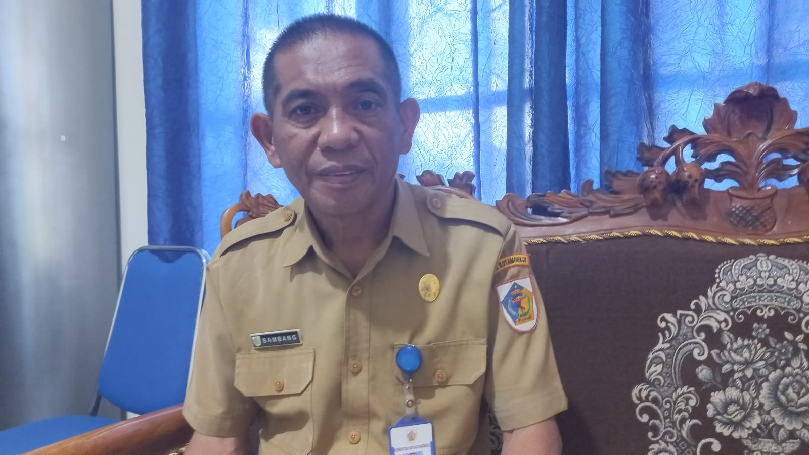 Kepala Dinas Lingkungan Hidup Kotamobagu, Bambang Irawan Ginoga. Foto: dok/bolmong.news