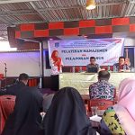Suasana pelatihan manajemen dan penanganan kasus perempuan dan anak bertempat di Cafe Arta Nato, Desa Popodu Kecamatan Bolaang Uki, Kamis (25/5/2023). Foto: Wawan Dentaw/bolmong.news