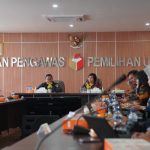 Suasana pertemuan Bawaslu-Komnas HAM di Kantor Bawaslu, Jakarta, Selasa (25/7/2023). Foto: Publikasi dan Pemberitaan Bawaslu.