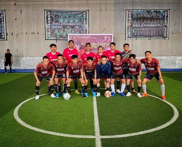 Tim Futsal Rutan Kotamobagu, Lapangan Futsal Tondano, Sulut, Sabtu 15 Juli 2023. (foto.dok/Rutan Kotamobagu)