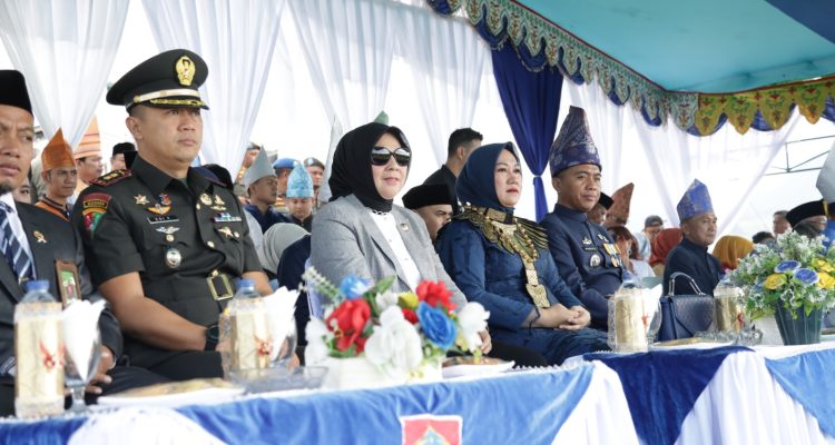 Tampak Wali Kota Kotamobagu Tatong Bara saat menghadiri HUT Kabupaten Boltim ke-15. Foto: Diskominfo Kotamobagu