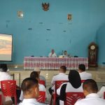 Rapat koordinasi dan evaluasi yang digelar di Balai Desa Kobo Kecil, Kamis (7/9/2023). Foto: Miranty Manangin/bolmong.news