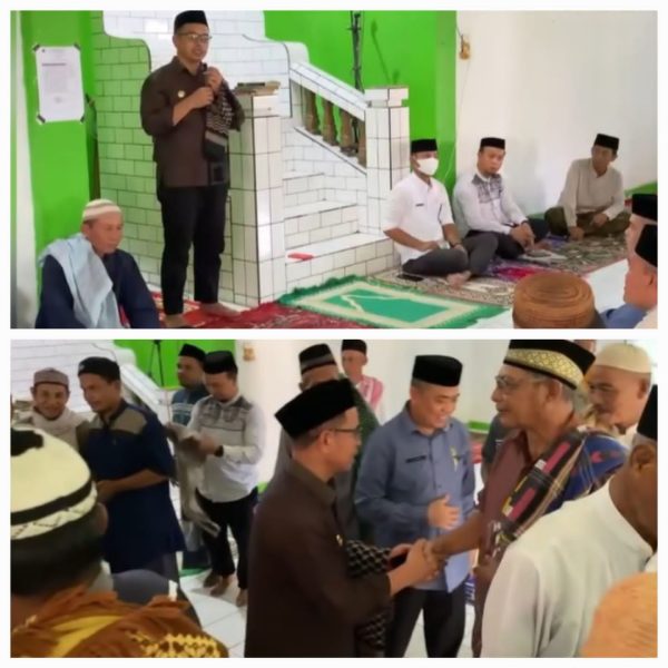 Pemkab Bolmut kembali Safari Jumat, di Masjid Al Hikmah, Desa Bohabak II, Kecamatan Bolangitang Timur, Jumat 20 Oktober 2023. (Foto.Muchtar L Harundja/bolmong.news)