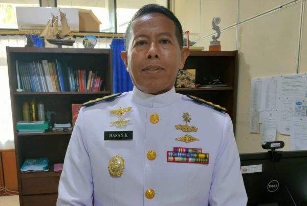 Kolonel Laut Ir Hasan Kabakoran (foto.Muchtar L Harundja/bolmong.news)