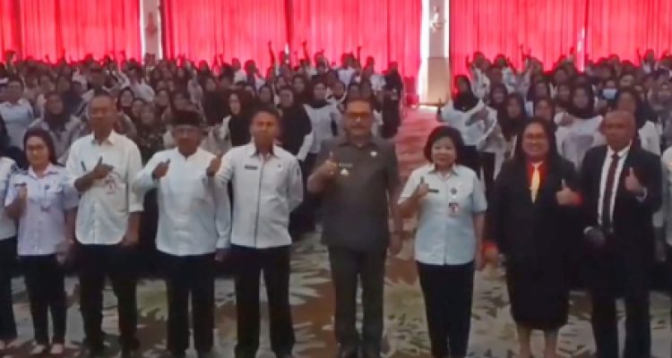 Rakerkesda tingkat Kabupaten Tahun 2023 yang berlangsung di Ballroom Hotel Sutan Raja, Kotamobagu, Rabu 25 Oktober 2023. (Foto.Wahyudy Paputungan/bolmong.news)