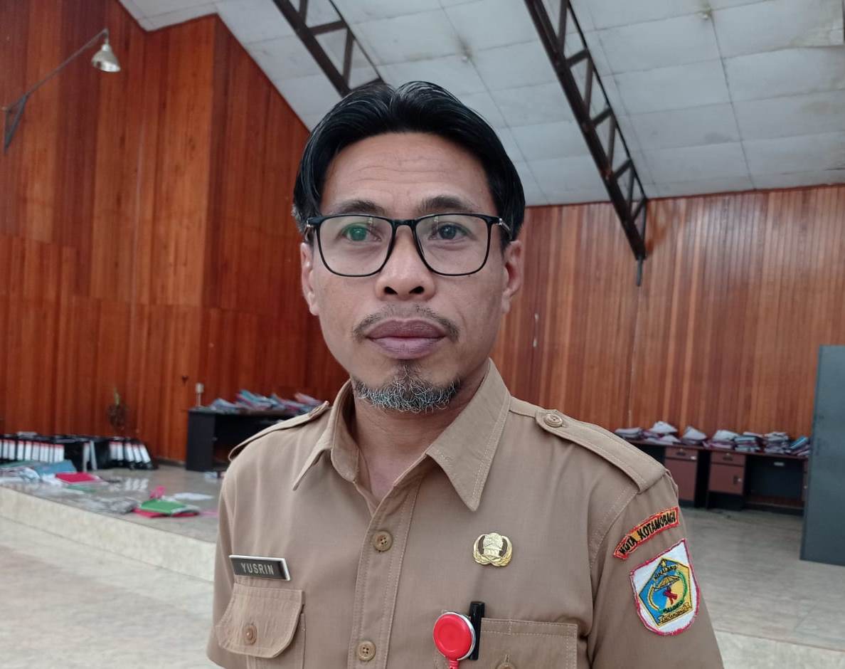 Inspektur Daerah Pemkot Kotamobagu, Yusrin Mantali. Foto: Erwin Ch Makalunsenge/bolmong.news