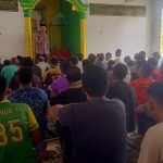 Tampak suasana di Masjid At-Taubah Rutan Kotamobagu, para warga binaan dapat siraman rohani dari Aipda Herdianto Mamonto,
