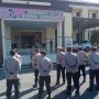 Tampak seluruh personel mengikuti apel kesiapan pengamanan Paskah, di halaman Mapolres Bolmong, Minggu 31 Maret 2024, pagi tadi. (Foto.Humas Polres Bolmong)