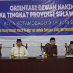 Bupati Bolsel Hadiri Pelantikan Dewan Hakim MTQ XXX Provinsi Sulut. Foto: Diskominfo Bolsel