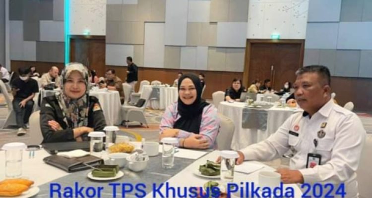 Rutan Kotamobagu hadiri Rakor bersama KPU Provinsi Sulut, di Four Points by Sheraton Manado, Sulut, Kamis 11 Juli 2024. (Foto.Rutan Kotamobagu)