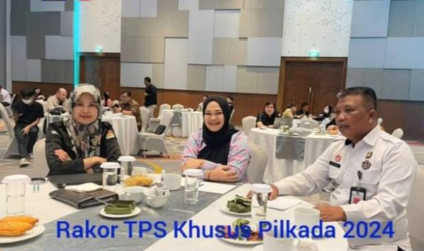 Rutan Kotamobagu hadiri Rakor bersama KPU Provinsi Sulut, di Four Points by Sheraton Manado, Sulut, Kamis 11 Juli 2024. (Foto.Rutan Kotamobagu)