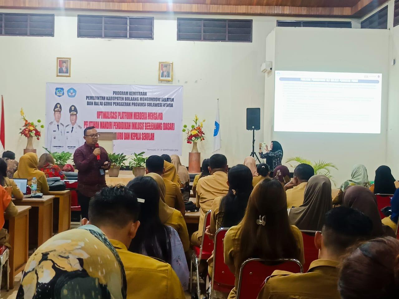 Se Sulut, Dinas Pendidikan Bolsel Pertama Lakukan Program Kemitraan Pendidikan Inklusif. Foto: dok/Dikbud Bolsel