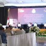 Suasana Debat Publik Perdana Calon Bupati dan Wakil Bupati untuk Pilkada Bolmong 2024, di Yadika Convention Hall, Kopandakan II, Kecamatan Lolayan, Kabupaten Bolaang Mongondow, Kamis 10 Oktober 2024. (foto.yudi Paputungan/bolmong.news)