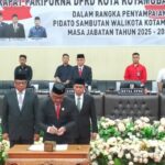 DPRD Kota Kotamobagu Gelar Paripurna Penyampaian Pidato Sambutan Wali Kota Terpilih Periode Tahun 2025-2030, Rabu (05/03/2025). Foto: Ist