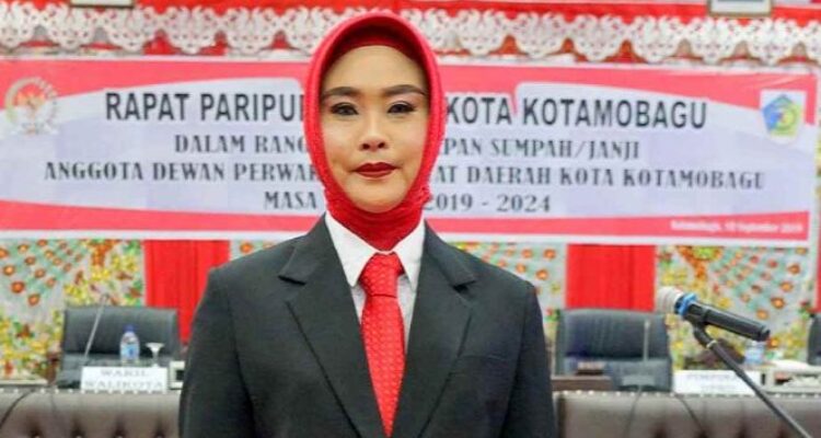 Anggota Bapemperda DPRD Kota Kotamobagu, Yunita Lontoh. Foto: dok