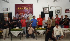 Jurnalis Bolsel bersama Bupati dan Wakil Bupati Bolsel.