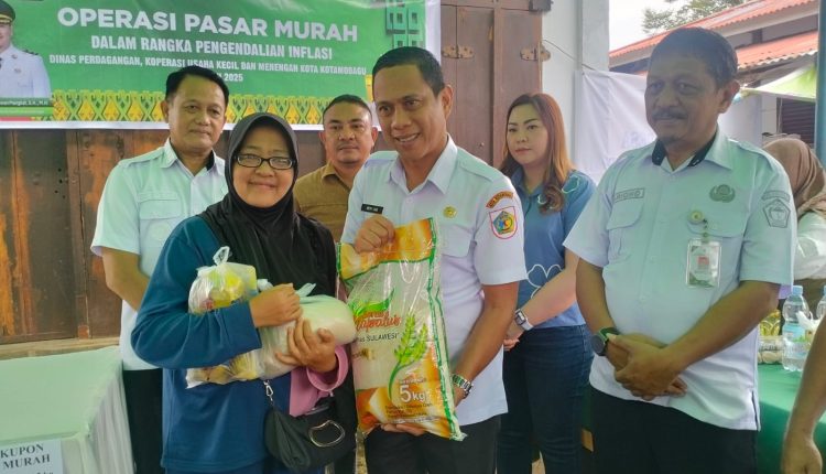 Operasi Pasar Murah, Wali Kota: Diharapkan Dapat Membantu Masyarakat. Foto: Lamk